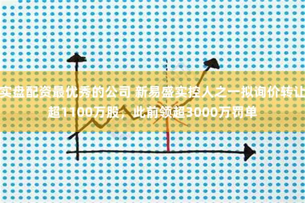 实盘配资最优秀的公司 新易盛实控人之一拟询价转让超1100万股，此前领超3000万罚单